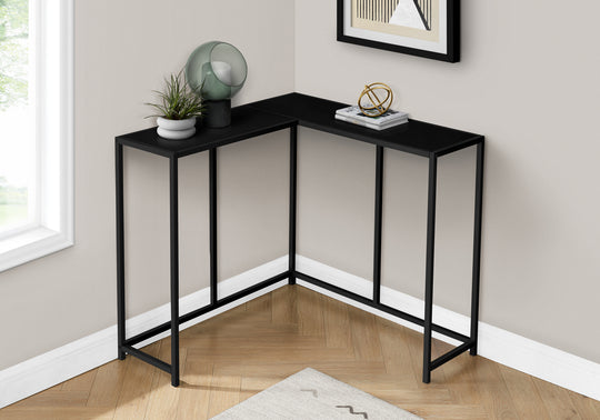 I 2157 Accent Table - 36"L / Black / Black Corner Console - Furniture Depot (7881085059320)