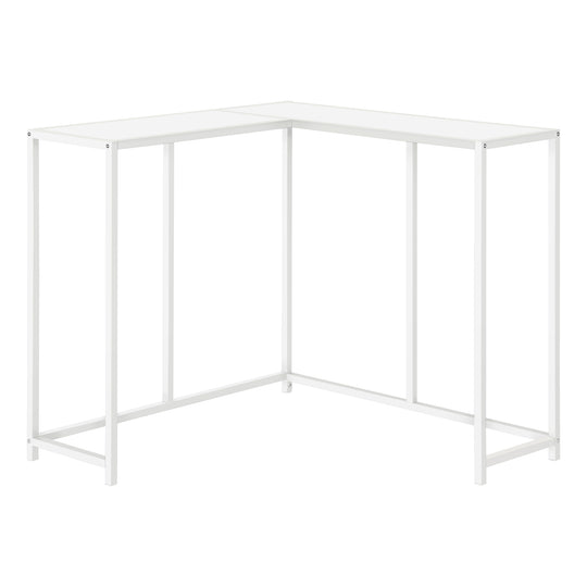 I 2160 Accent Table - 36"L / White / White Corner Console - Furniture Depot (7881085387000)