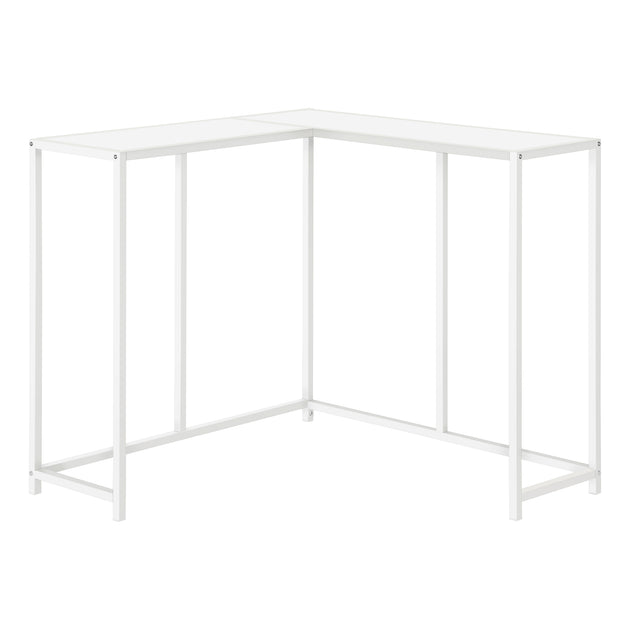 I 2160 Accent Table - 36"L / White / White Corner Console - Furniture Depot (7881085387000)