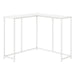 I 2160 Accent Table - 36"L / White / White Corner Console - Furniture Depot (7881085387000)