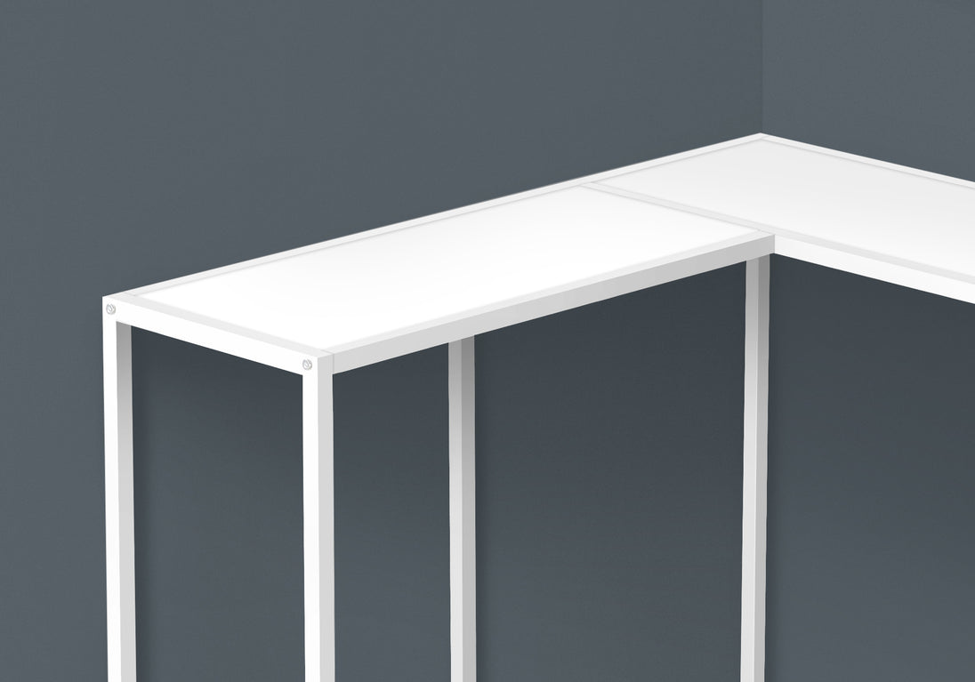 I 2160 Accent Table - 36"L / White / White Corner Console - Furniture Depot (7881085387000)