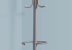 I 2163 Coat Rack - 68"H / Silver Metal - Furniture Depot (7881085649144)