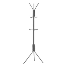 Load image into Gallery viewer, I 2163 Coat Rack - 68&quot;H / Silver Metal - Furniture Depot (7881085649144)
