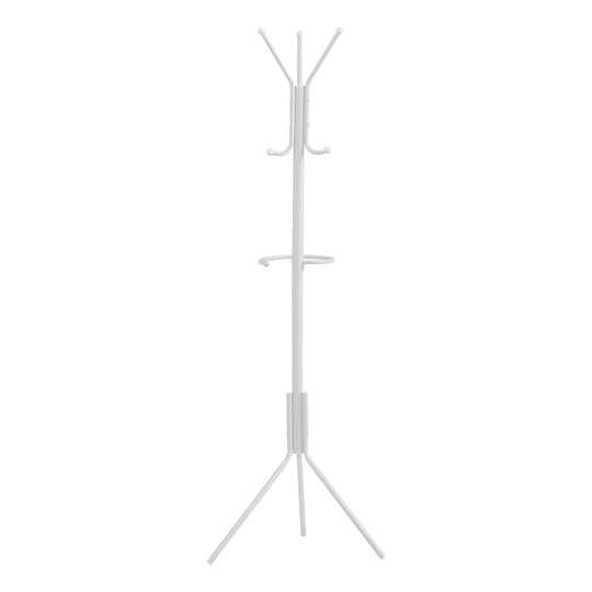 I 2164 Coat Rack - 68"H / White Metal - Furniture Depot (7881085747448)