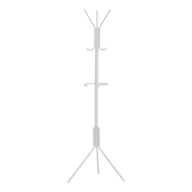 I 2164 Coat Rack - 68"H / White Metal - Furniture Depot (7881085747448)