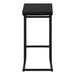 I 2170 Accent Table - 24"H / Black / Black Metal - Furniture Depot (7881085845752)