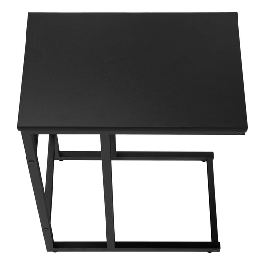 I 2170 Accent Table - 24"H / Black / Black Metal - Furniture Depot (7881085845752)