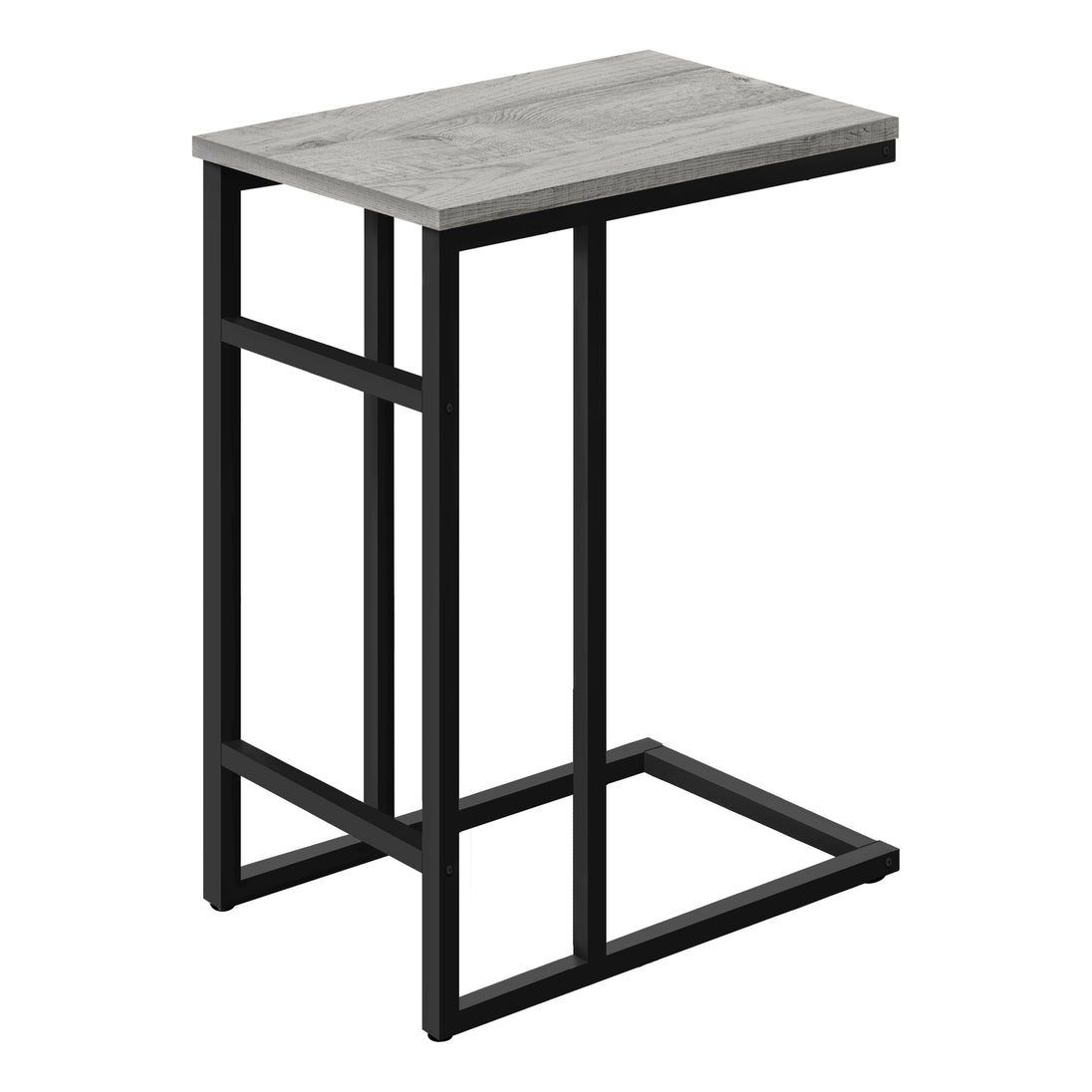 I 2171 Accent Table - 24"H / Grey / Black Metal - Furniture Depot (7881086009592)