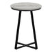 I 2176 Accent Table - 22"H / Grey / Black Metal - Furniture Depot (7881086664952)