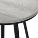 I 2176 Accent Table - 22"H / Grey / Black Metal - Furniture Depot (7881086664952)