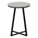 I 2176 Accent Table - 22"H / Grey / Black Metal - Furniture Depot (7881086664952)