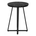 I 2179 Accent Table - 22"H / Black Marble / Black Metal - Furniture Depot (7881087189240)