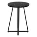 I 2179 Accent Table - 22"H / Black Marble / Black Metal - Furniture Depot (7881087189240)