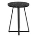 I 2179 Accent Table - 22"H / Black Marble / Black Metal - Furniture Depot (7881087189240)