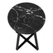 I 2179 Accent Table - 22"H / Black Marble / Black Metal - Furniture Depot (7881087189240)