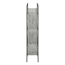 Load image into Gallery viewer, I 2200 Bookcase - 60&quot;H / Grey / Black Metal - Furniture Depot (7881087418616)