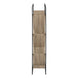 I 2201 Bookcase - 60"H / Dark Taupe / Black Metal - Furniture Depot (7881087647992)