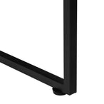 I 2201 Bookcase - 60"H / Dark Taupe / Black Metal - Furniture Depot (7881087647992)