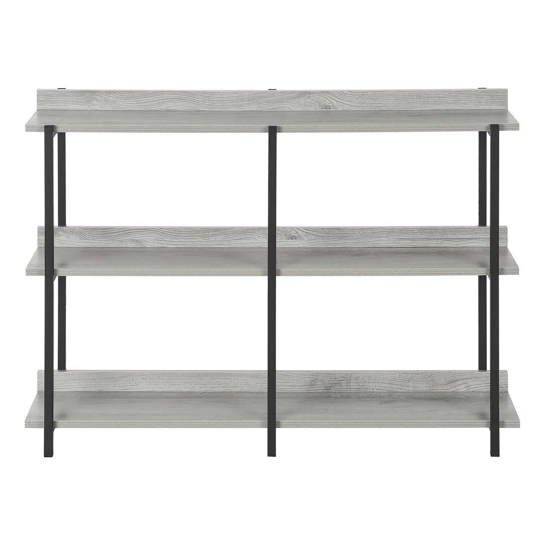 I 2217 Accent Table - 48"L / Grey / Black Metal Hall Console - Furniture Depot (7881088762104)