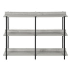 I 2217 Accent Table - 48"L / Grey / Black Metal Hall Console - Furniture Depot (7881088762104)