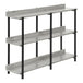 I 2217 Accent Table - 48"L / Grey / Black Metal Hall Console - Furniture Depot (7881088762104)