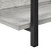 I 2217 Accent Table - 48"L / Grey / Black Metal Hall Console - Furniture Depot (7881088762104)