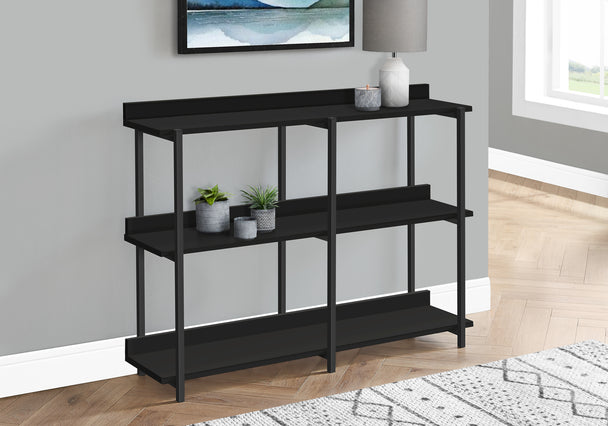 I 2219 Accent Table - 48"L / Black / Black Metal Hall Console - Furniture Depot (7881089024248)