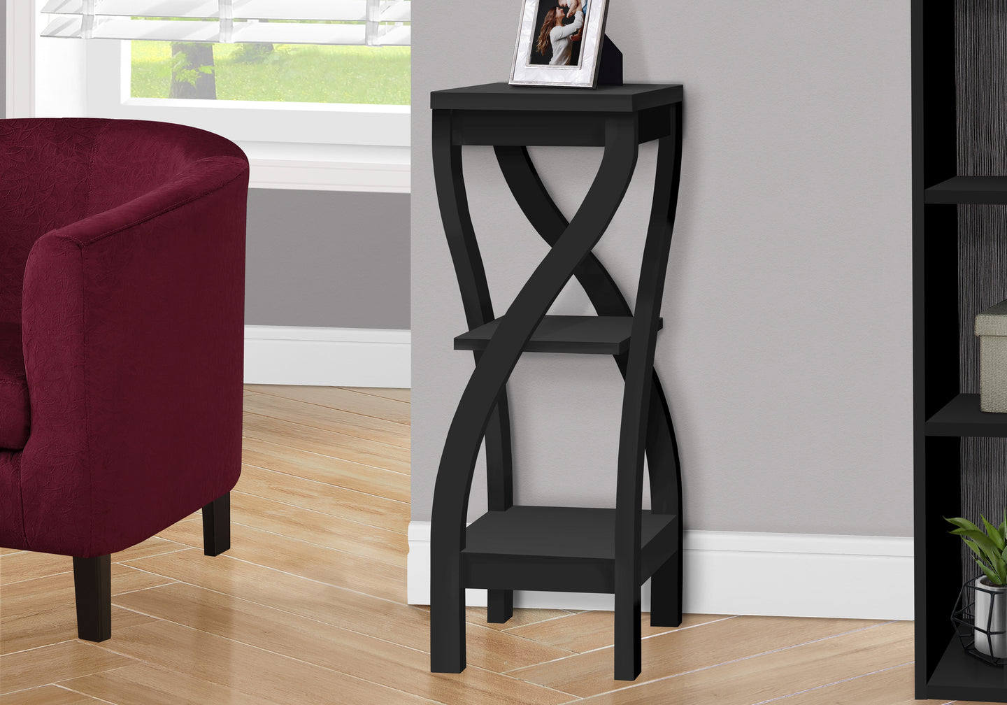 I 2414 Accent Table - 32"H / Black - Furniture Depot (7881091776760)