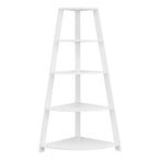 I 2425 Bookcase - 60"H / White Corner Accent Etagere - Furniture Depot (7881091973368)