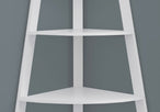 I 2425 Bookcase - 60"H / White Corner Accent Etagere - Furniture Depot (7881091973368)