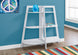 I 2427 Bookcase - 48"H / White Accent Etagere - Furniture Depot