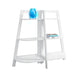 I 2427 Bookcase - 48"H / White Accent Etagere - Furniture Depot