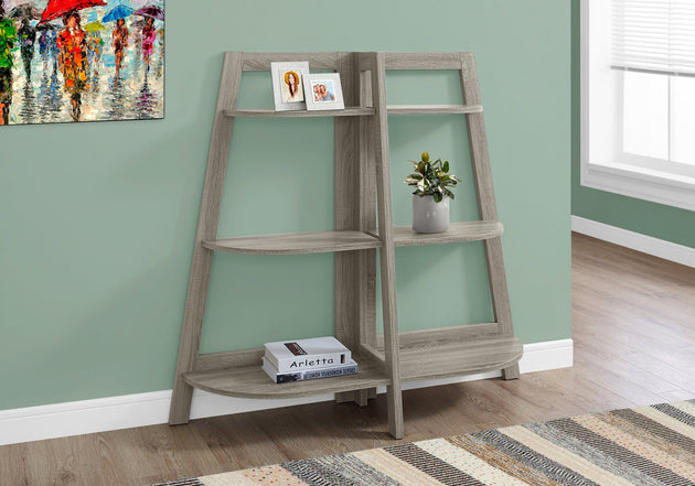 I 2428 Bookcase - 48"H / Dark Taupe Accent Etagere - Furniture Depot (7881092071672)