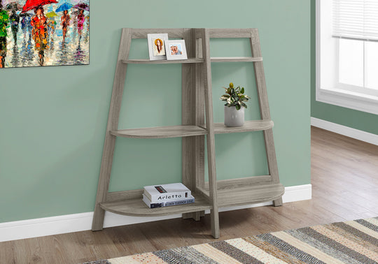 I 2428 Bookcase - 48"H / Dark Taupe Accent Etagere - Furniture Depot (7881092071672)