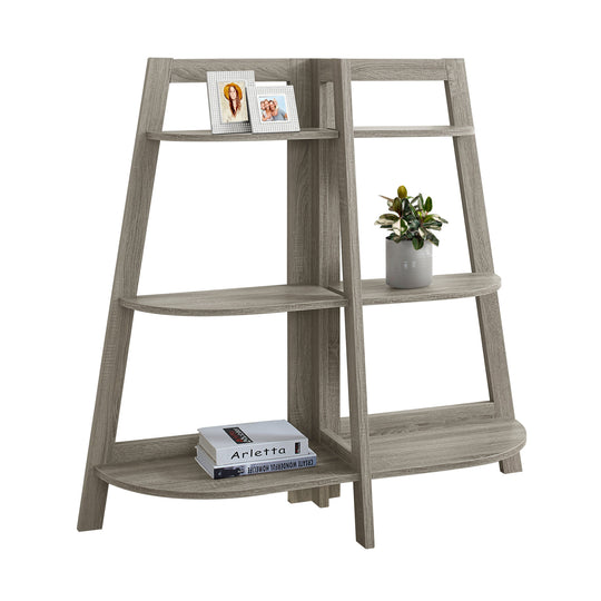 I 2428 Bookcase - 48"H / Dark Taupe Accent Etagere - Furniture Depot (7881092071672)
