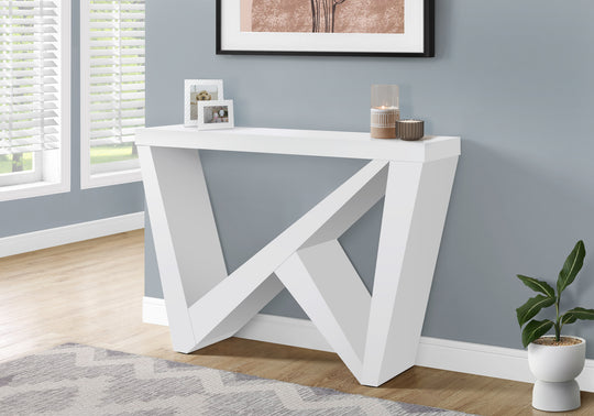 I 2429 Accent Table - 48"L / White Hall Console - Furniture Depot (7881092104440)