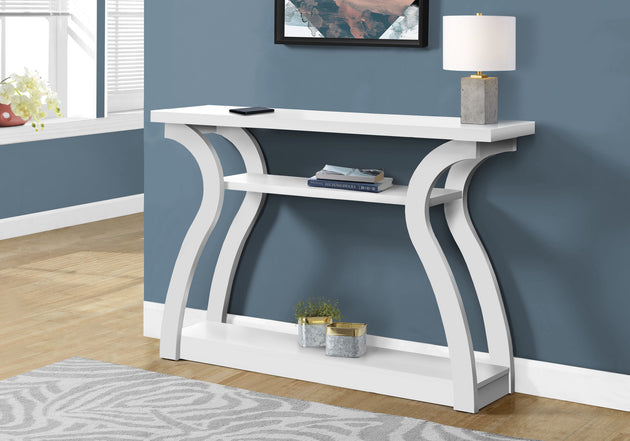 I 2438 Accent Table - 47"L / White Hall Console - Furniture Depot (7881092366584)