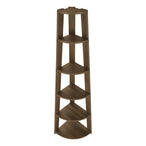 I 2464 Bookcase - 72""H / Dark Walnut Corner Accent Etagere - Furniture Depot (7881092694264)