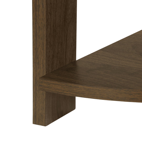 I 2464 Bookcase - 72""H / Dark Walnut Corner Accent Etagere - Furniture Depot (7881092694264)