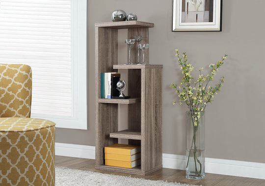 I 2467 Bookcase - 48"H / Dark Taupe Accent Display Unit - Furniture Depot (7881092727032)