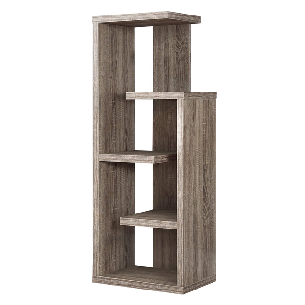I 2467 Bookcase - 48"H / Dark Taupe Accent Display Unit - Furniture Depot (7881092727032)