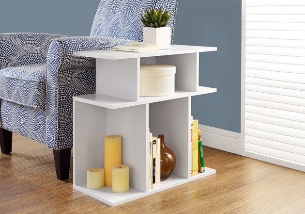 I 2475 Accent Table - 24"H / White - Furniture Depot (7881093185784)