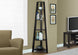 I 2495 Bookcase - 72""H / Espresso Corner Accent Etagere - Furniture Depot (7881093611768)
