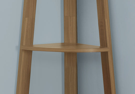 I 2498 Bookcase - 72"H / Walnut Corner Etagere - Furniture Depot (7881093710072)