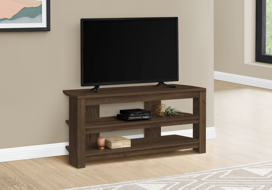 I 2505 Tv Stand - 42"L / Dark Walnut Corner - Furniture Depot (7881093841144)