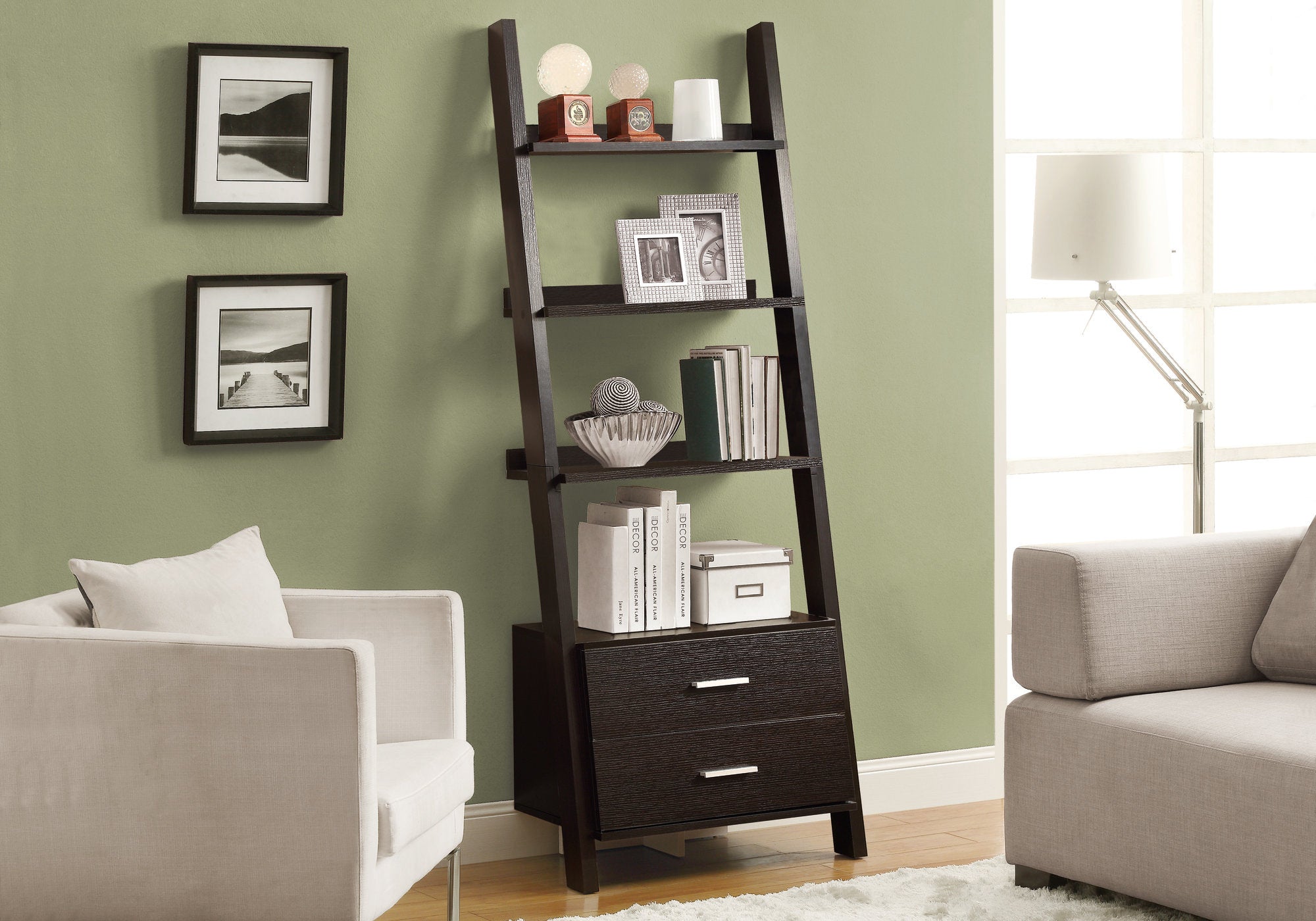 Espresso deals ladder shelf