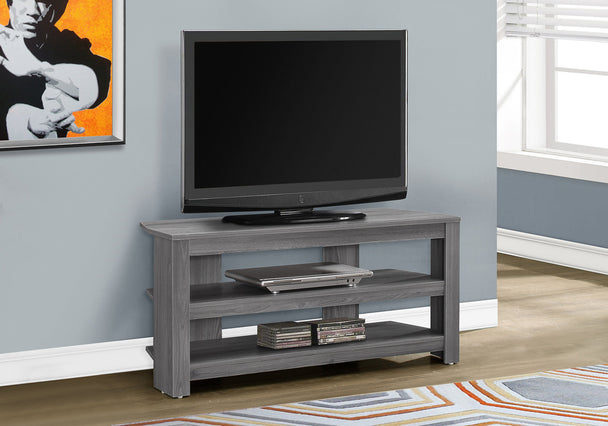 I 2566 Tv Stand - 42"L / Grey Corner - Furniture Depot (7881094299896)