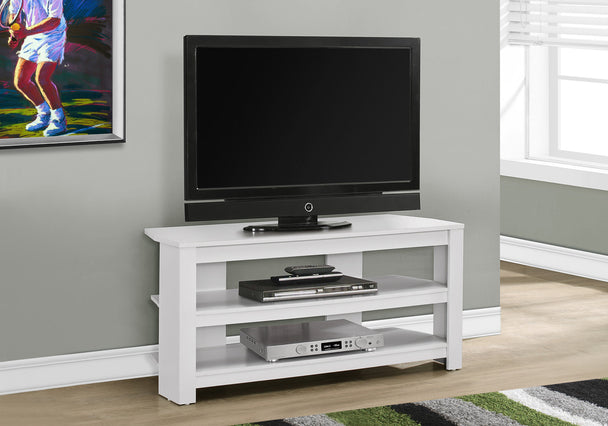 I 2567 Tv Stand - 42"L / White Corner - Furniture Depot