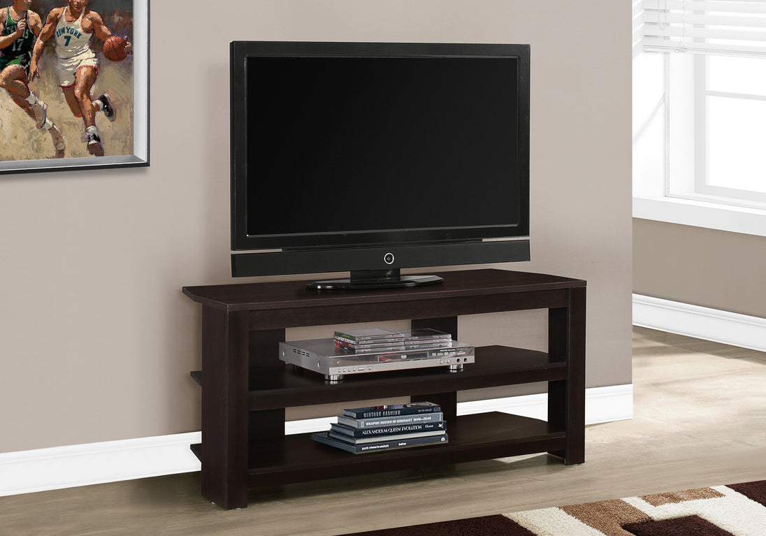 I 2568 Tv Stand - 42"L / Espresso Corner - Furniture Depot (7881094398200)