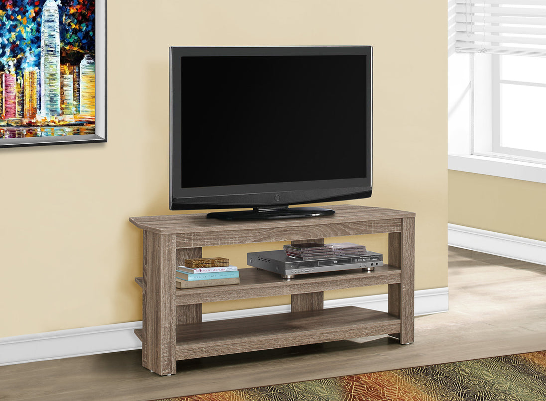 I 2569 Tv Stand - 42"L / Dark Taupe Corner - Furniture Depot (7881094430968)